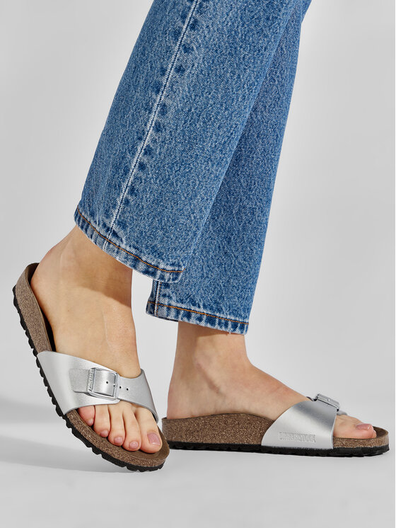 Birkenstock Birkenstock Šľapky Madrid Bs 0040413 Strieborná