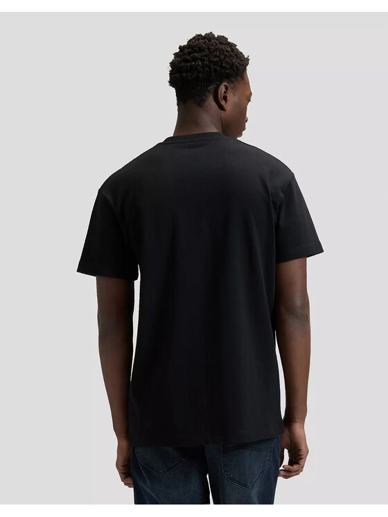 Lee Lee T-Shirt WW ESSENTIAL TEE Czarny Relaxed Fit