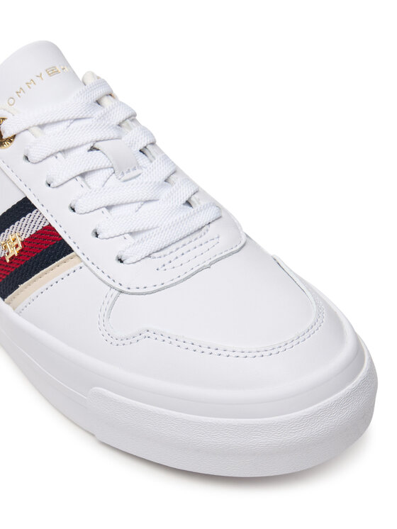 Tommy Hilfiger Tommy Hilfiger Tenisice Th Platform Vulc Leather FW0FW09603 Bijela