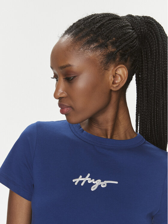HUGO Hugo T-shirt Classic 50508289 Blu scuro Regular Fit