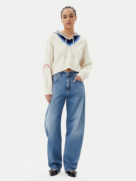 PINKO PINKO Farmer Eloise Egg. 103180 Kék Relaxed Fit