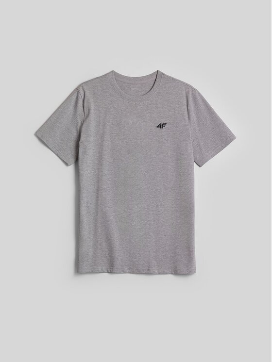 4F 4F T-Shirt NOS Světle šedá Regular Fit