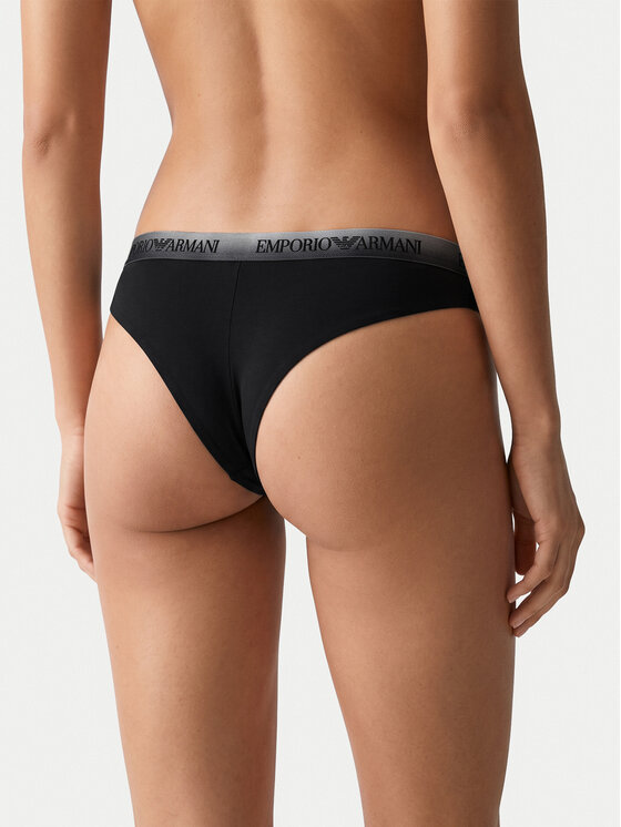 Emporio Armani Underwear Emporio Armani Underwear Σετ βραζιλιάνικα σλιπ EW005512 AF25572 UC001 Μαύρο