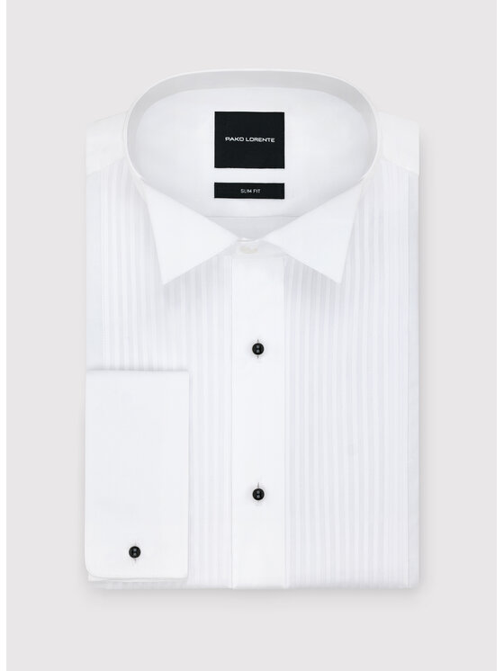 Pako Lorente Pako Lorente Koszula P000B-1X-264 Biały Slim Fit