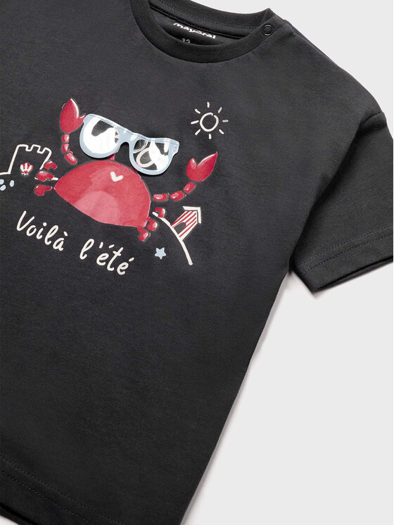Mayoral Mayoral T-krekls 1026 Pelēks Regular Fit