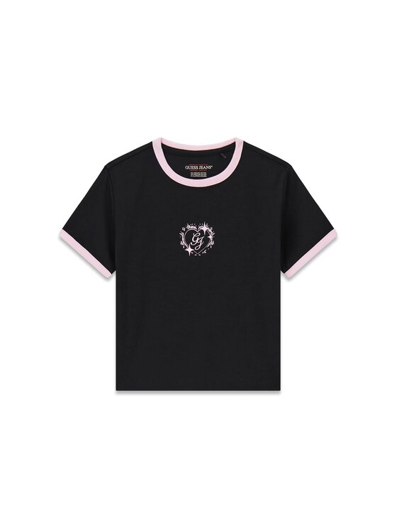Guess Jeans Guess Jeans T-Shirt 180329 Černá Classic Fit