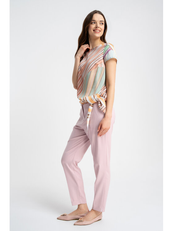CLICK CLICK Bluzka 10-6849 Kolorowy Loose Fit