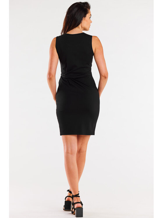 Infinite You Infinite You Sukienka letnia M299 Czarny Basic Fit