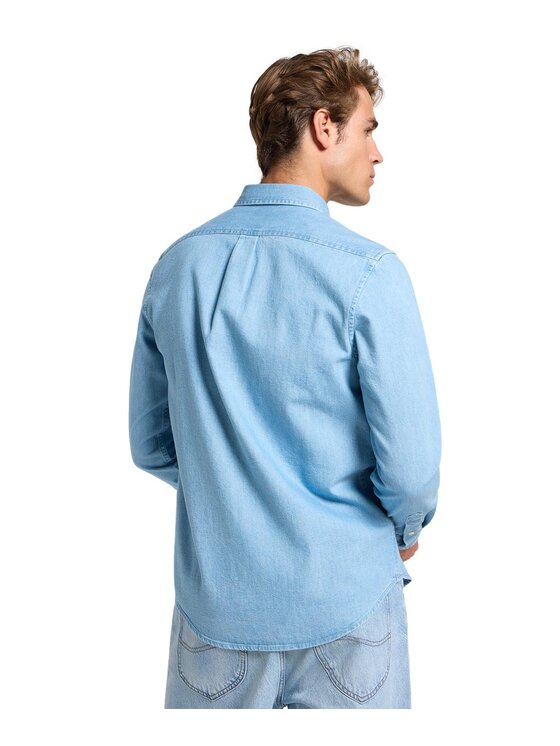 Lee Lee camicia di jeans 112363893 Blu Regular Fit