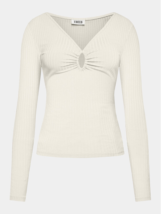 Edited Bluză Orpha Alb Tight Fit