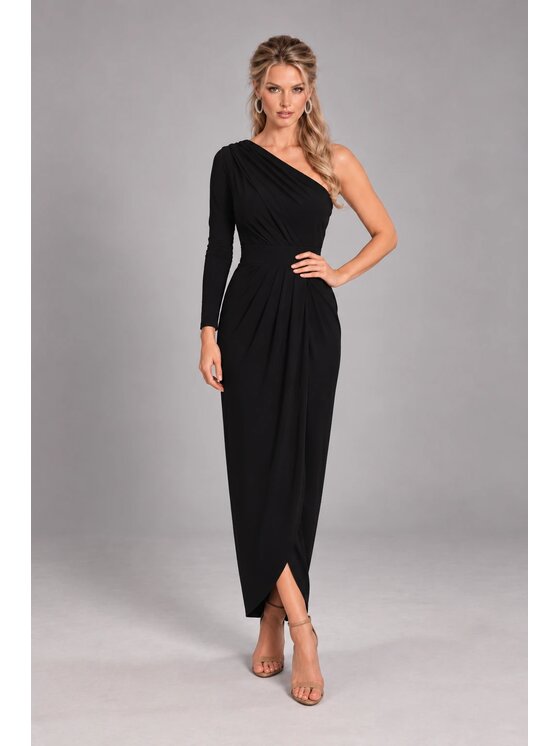 Aurora Aurora Sukienka wieczorowa Isis Czarny Feminine Fit