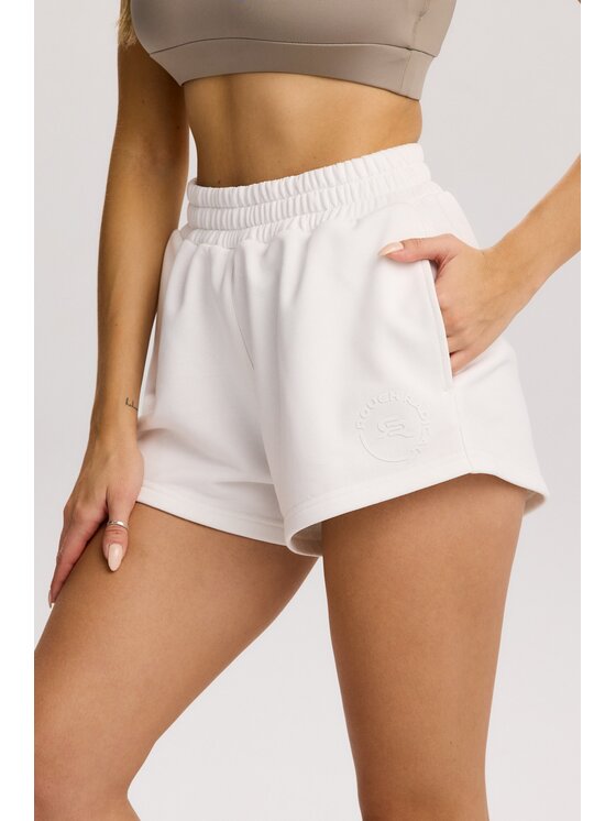 Szorty sportowe, rozmiar S, Écru, COTTON ACTIVE SHORTS WOMEN