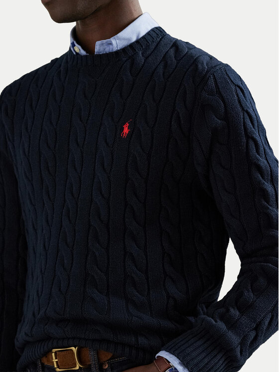 Polo Ralph Lauren Polo Ralph Lauren Sweater 710775885001 Sötétkék Regular Fit