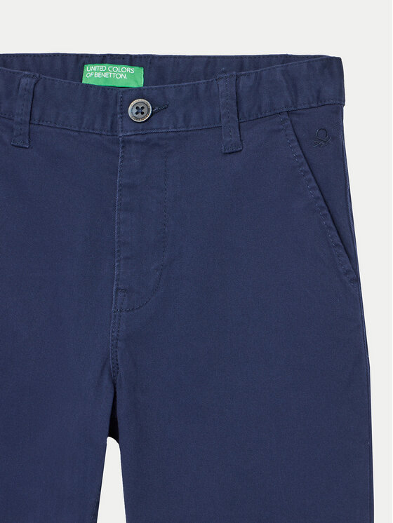 United Colors Of Benetton United Colors Of Benetton Pantaloni chino 4HM6CF011 Blu scuro Slim Fit