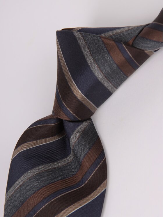 ELSNER ELSNER Γραβάτα JEDWAB ŻAKARD A1053-1 Καφέ