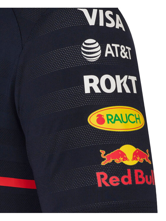 Red Bull Racing Red Bull Racing T-Shirt Team 2025 Granatowy Regular Fit