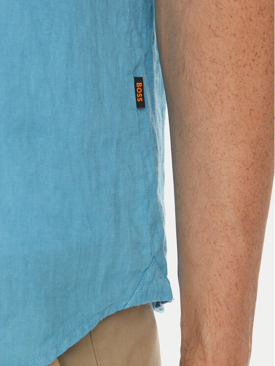 BOSS Boss Cămașă Rash_2 50489345 Albastru Regular Fit