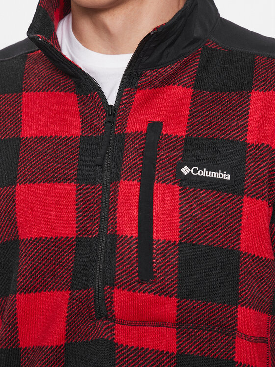 Columbia Columbia Flis Sweater Weather™ II Printed Half Zip Crvena Regular Fit