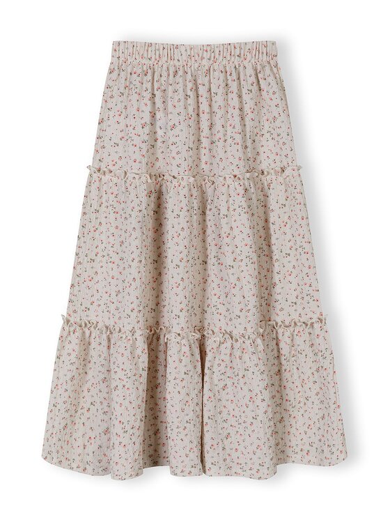 minoti minoti Spódnica maxi 30SKIRT152 Écru Regular Fit