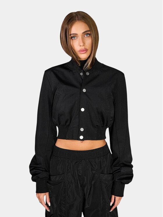 MADE BY SOCIETY MADE BY SOCIETY Kurtka anorak Jacheta NOIR RHEO - J27547 Czarny Basic Fit