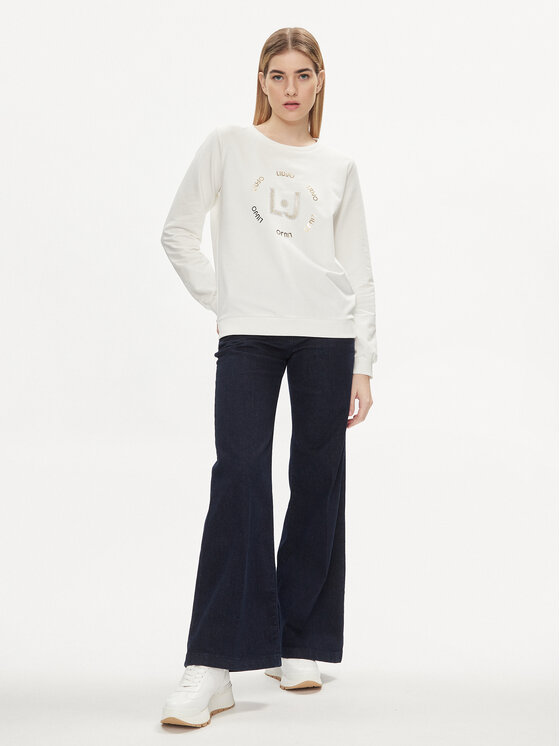 Liu Jo Liu Jo Bluza TA4225 FS090 Écru Regular Fit