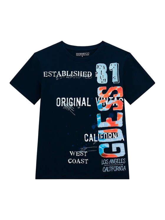 Guess Kids Guess Kids T-shirt 172667 Blu Classic Fit