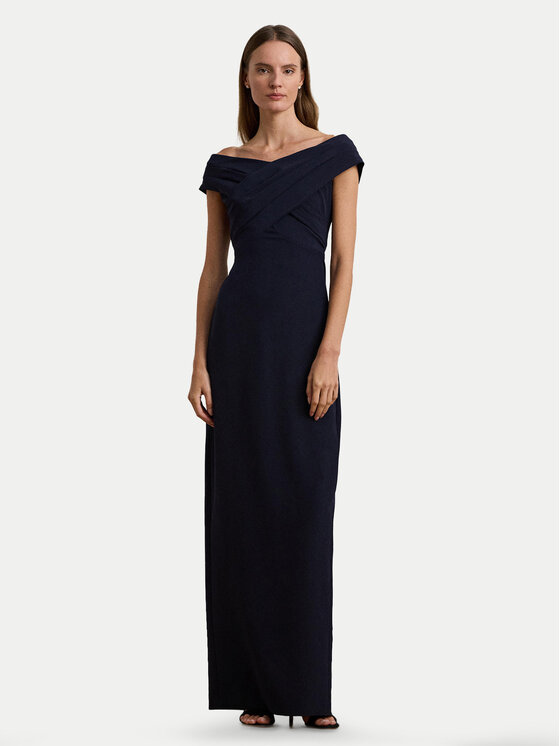 LAUREN RALPH LAUREN Rochie de seară 2,53936E+11 Bleumarin Slim Fit