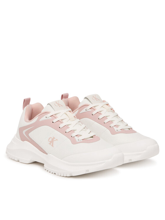 Calvin Klein Calvin Klein Sneakersy Low Cut Lace-Up V3A9-83233-1844 D Biela