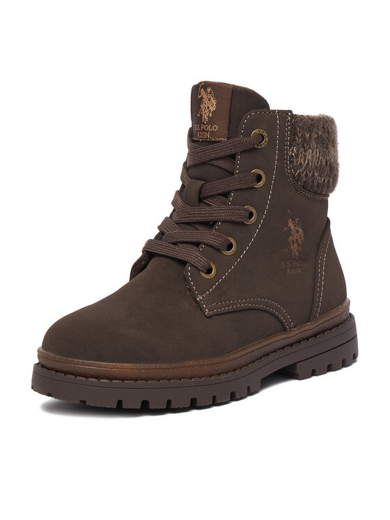 U.S. Polo Assn. U.S. Polo Assn. Gležnjarji EO-VLAD001K/GYT1-BRW Temno rjava