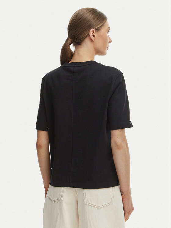 Tommy Hilfiger Tommy Hilfiger T-Shirt WW0WW49249 Černá Relaxed Fit
