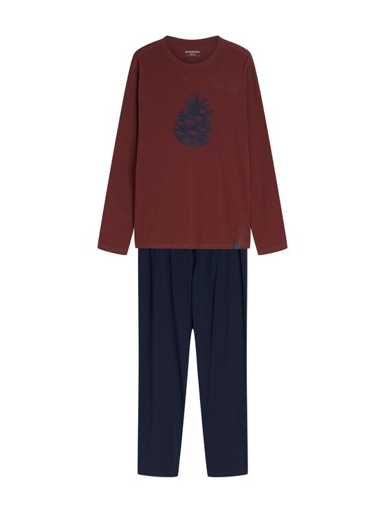 Henderson Henderson Piżama 45494 Czerwony Regular Fit
