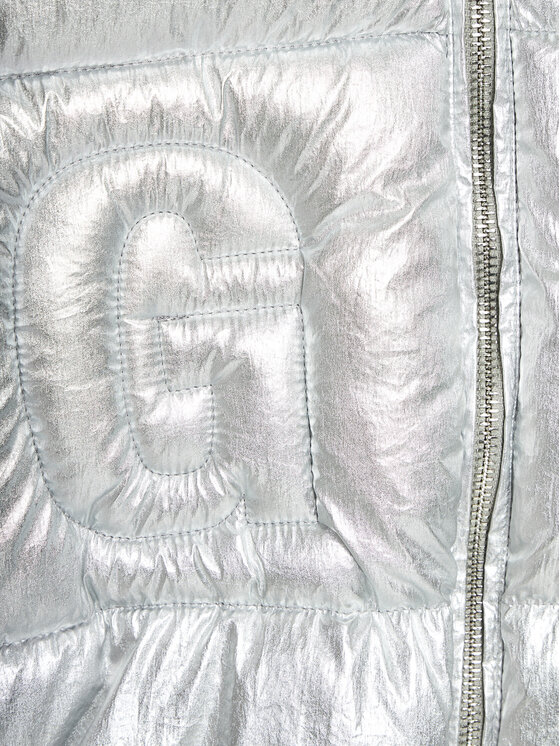 Guess Guess Μπουφάν πουπουλένιο J4BL10 WEYO0 Ασημί Regular Fit