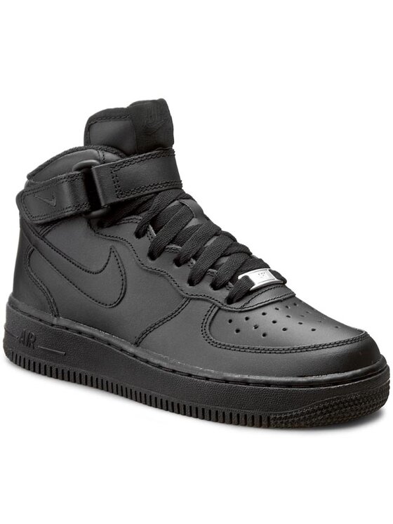 Nike Nike Cipő Air Force 1 Mid (GS) 314195 004 Fekete