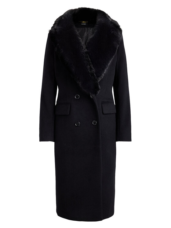 LAUREN RALPH LAUREN LAUREN RALPH LAUREN Płaszcz wełniany 297P23450002 Brązowy jasny Oversize