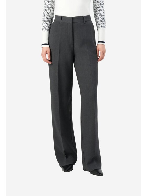 Guess Guess Παντελόνι JOANDRA PERFECT PANT Γκρι Regular Fit