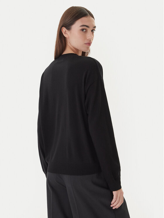 Weekend Max Mara Weekend Max Mara Sweter Fiocchi 2525366042 Czarny Regular Fit