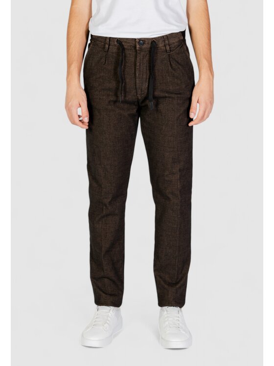 HAMAKI-HO HAMAKI-HO Pantaloni chino PSI1737H Marrone To Fit