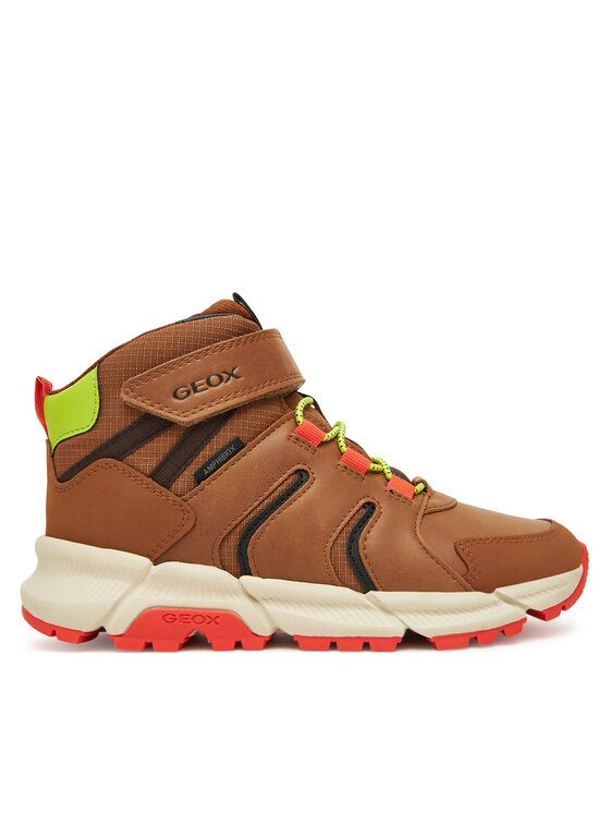Geox Geox Schnürschuhe J Flexyper Plus J56LCC 0FUME C0616 D Braun