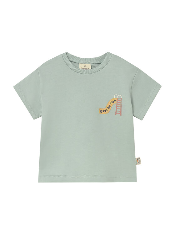 Mayoral Tricou 1077 Verde Regular Fit