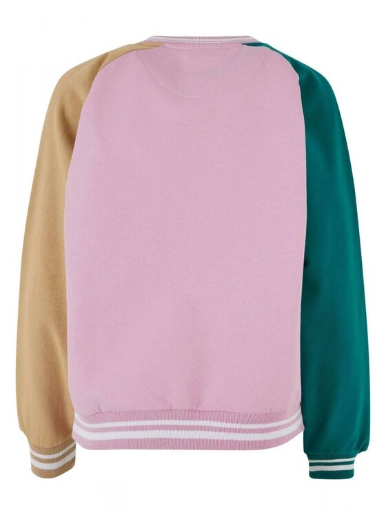 Karl Kani Karl Kani Felpa SERIF BLOCK COLLEGE CREW NECK Multicolore Regular Fit