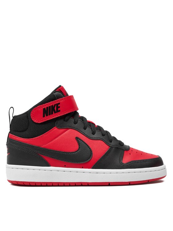Nike Nike Laisvalaikio batai Court Borough Mid 2 (Gs) CD7782 602 Juoda