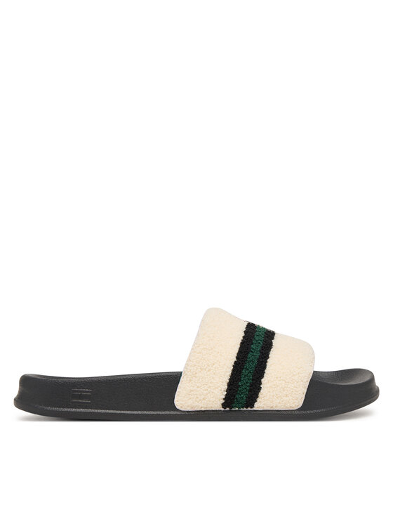 Tommy Hilfiger Tommy Hilfiger Klapki Hilfiger Towelling Pool Slide FM0FM06007 Kremowy