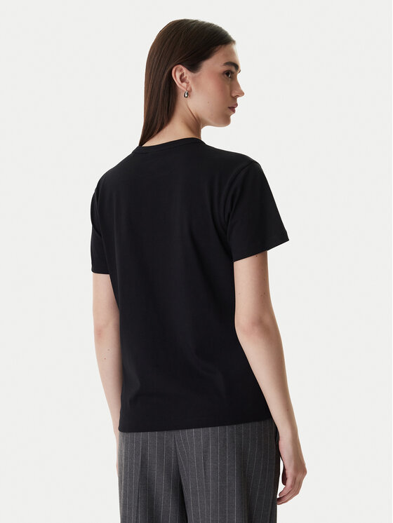 HUGO HUGO Футболка Damacia 50562145 Чорний Regular Fit