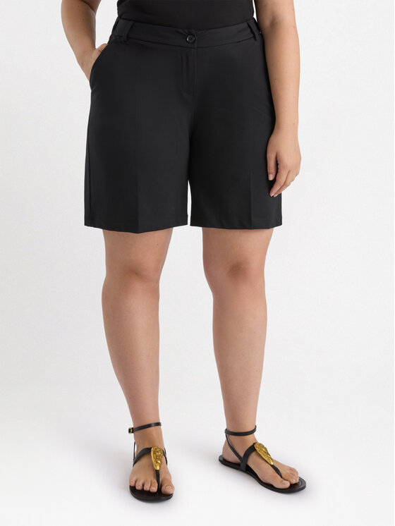 Fiorella Rubino Fiorella Rubino Spodnie materiałowe P086L002230N033 Czarny Regular Fit