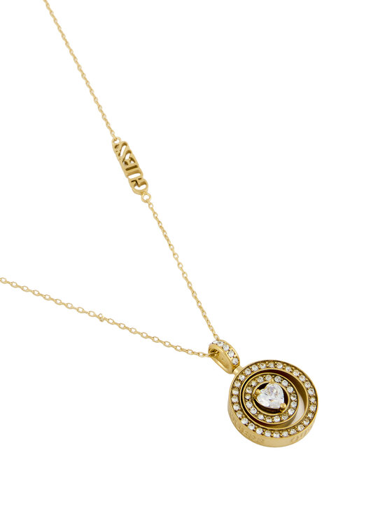 Guess Guess Naszyjnik JUBN04 658JW Złoty