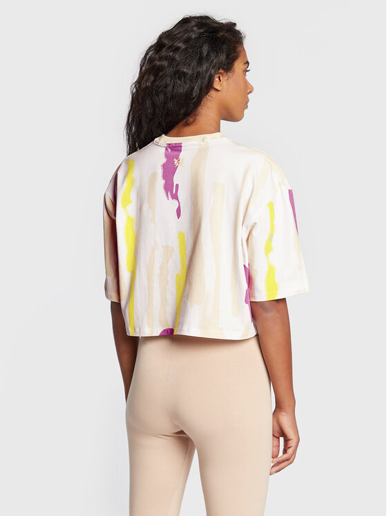 adidas adidas T-särk THEBE MAGUGU HM2621 Värviline Loose Fit