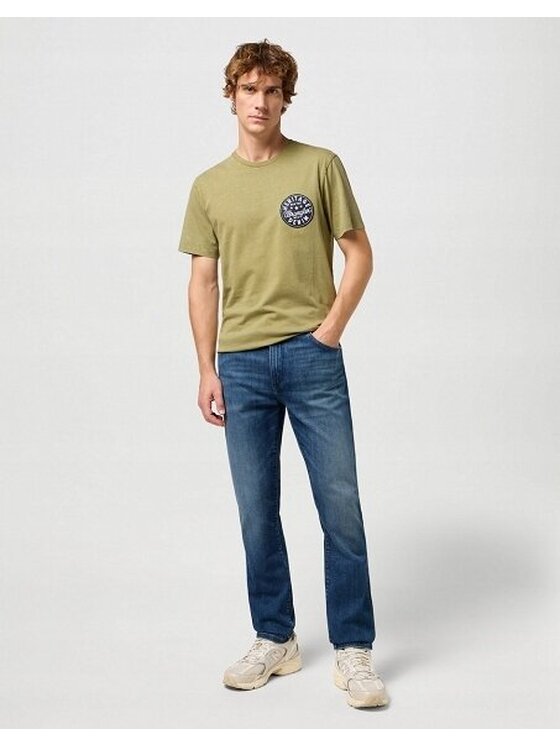 Wrangler Wrangler Jeansy LARSTON Niebieski Slim Fit
