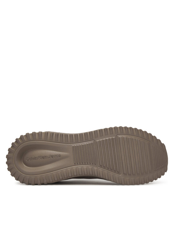 Calvin Klein Calvin Klein Sneakersy Eva Runner Laceup Sock Mat Mix YM0YM01443 Hnědá
