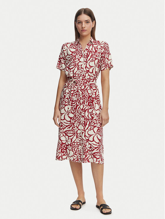 ONLY ONLY Рокля тип риза Yasmin 15357241 Червен Regular Fit