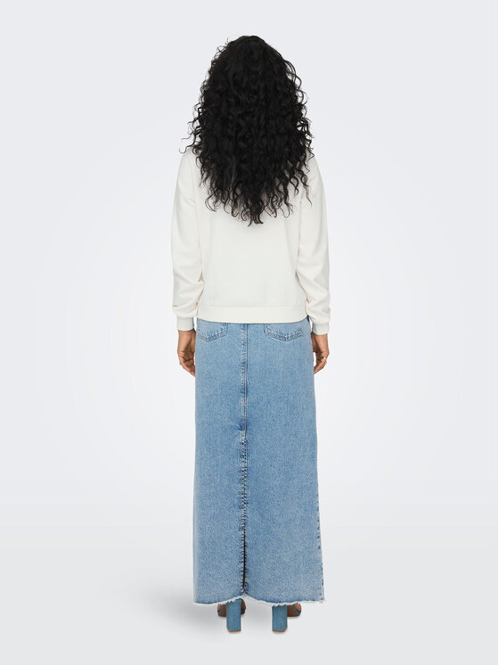 ONLY ONLY Bluza 15304436 Biały Regular Fit
